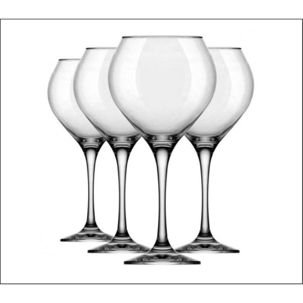 Conjunto De Taças Vinho Tinto Gin Vidro Prestige 600Ml 12Uni