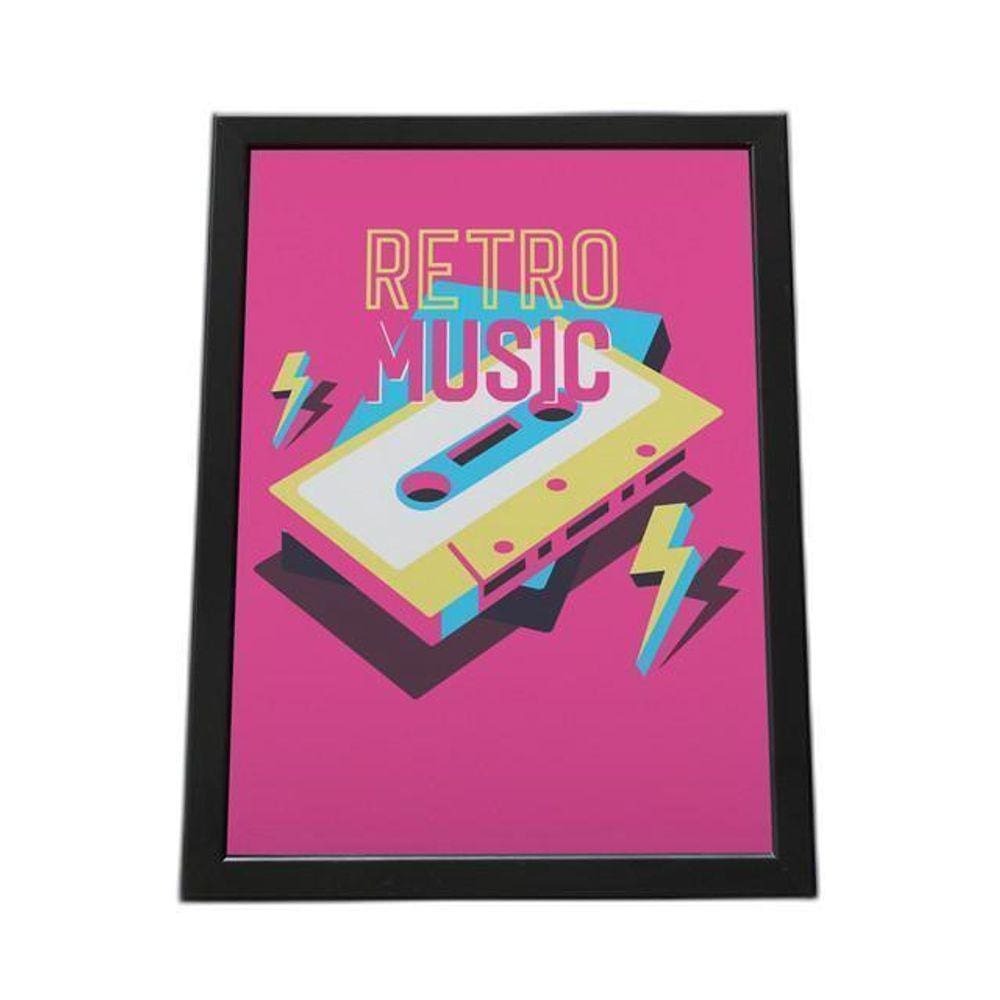 Quadro Com Moldura Metro Music