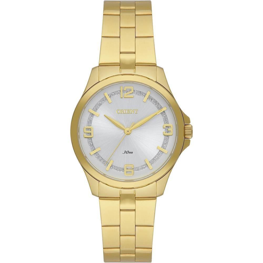 Relógio Orient Feminino Ref: Fgss0227 S2kx Casual Dourado