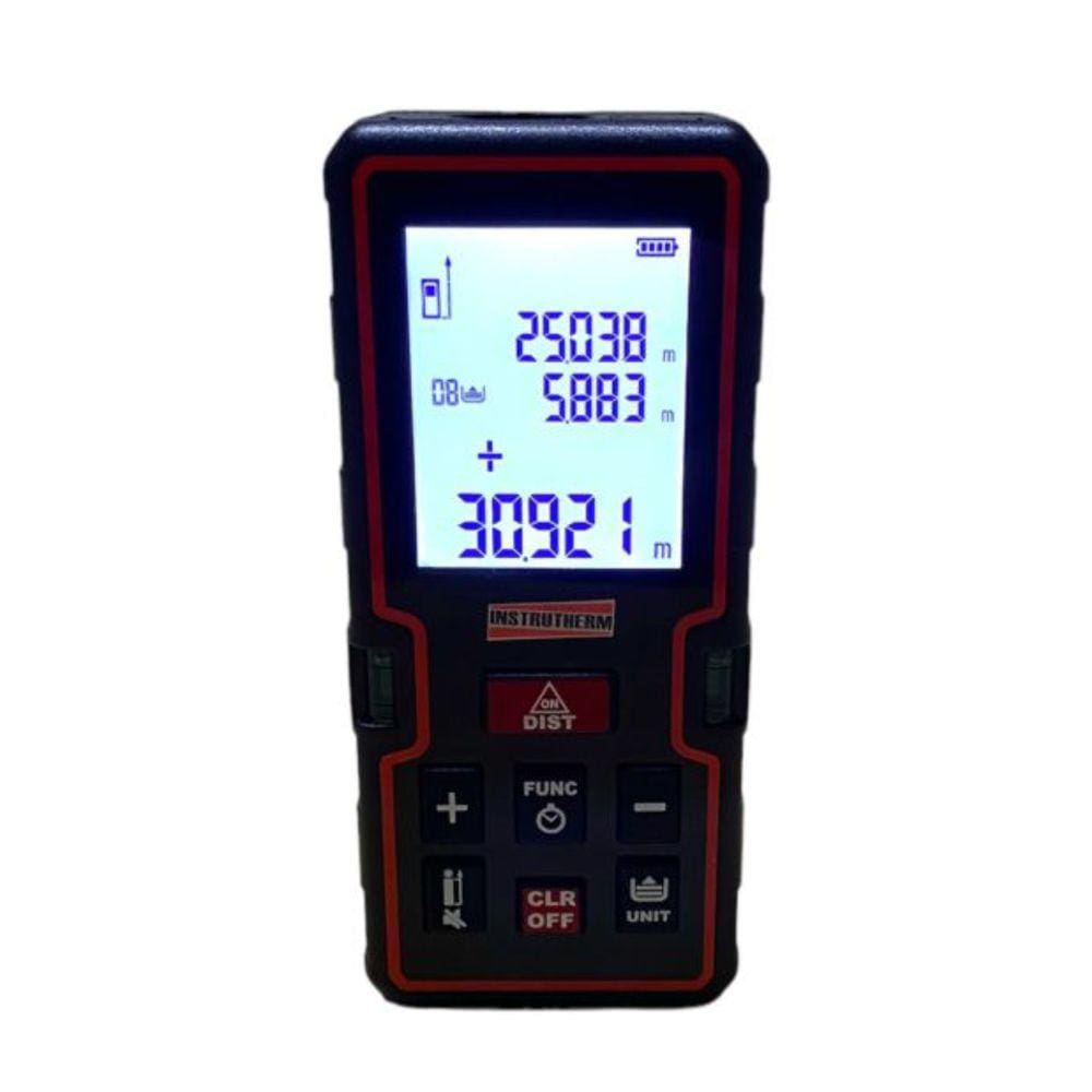 Trena A Laser Digital 0,03 A 100M Medição Indireta Contínua Datalogger Cálculo Área Volume Tr-100 Portátil Certificado