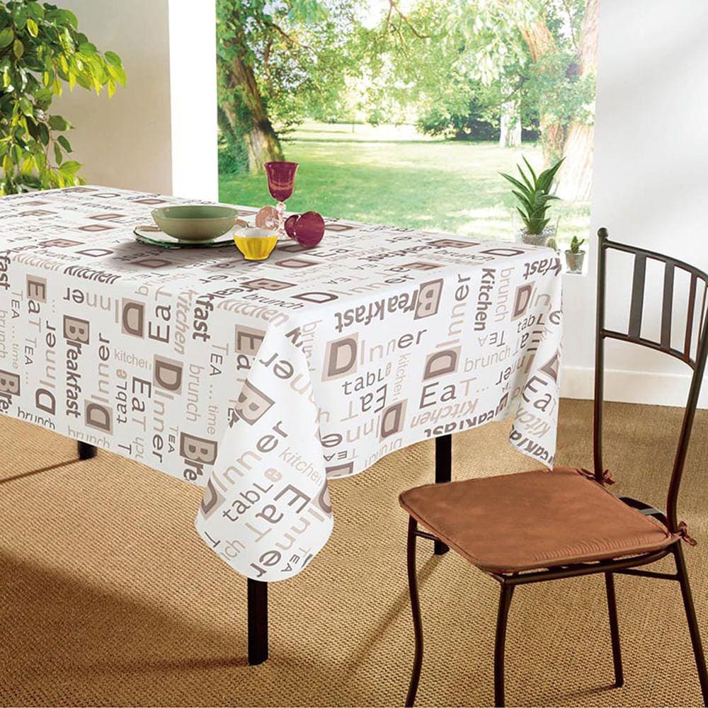 Toalha de Mesa Impermeável 8 Lugares Vizapi Barcelona 160X270Cm Multicolorido