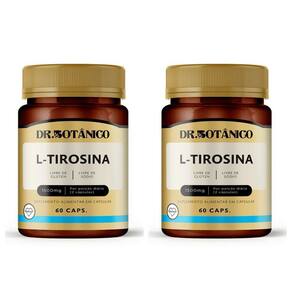Kit 3 Un - L Tirosina 1500Mg 60 Capsulas - Dr Botanico