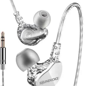 Fone In-Ear Retorno Palco Soundvoice Ie-01 Branco