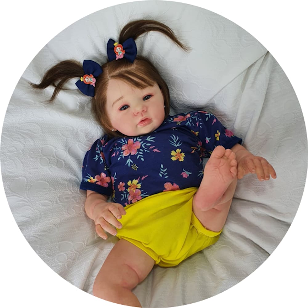 Bebe Reborn Menina Super Realista Com Enxoval Completo