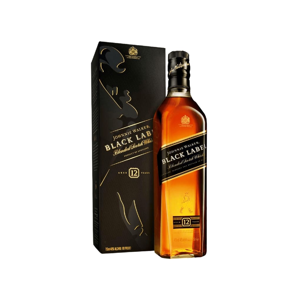 Whisky J W Alker Black L Abel 1000 Ml