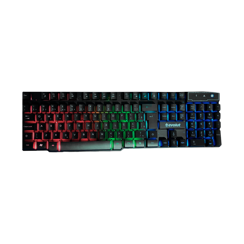 Teclado rainbow pontofrio