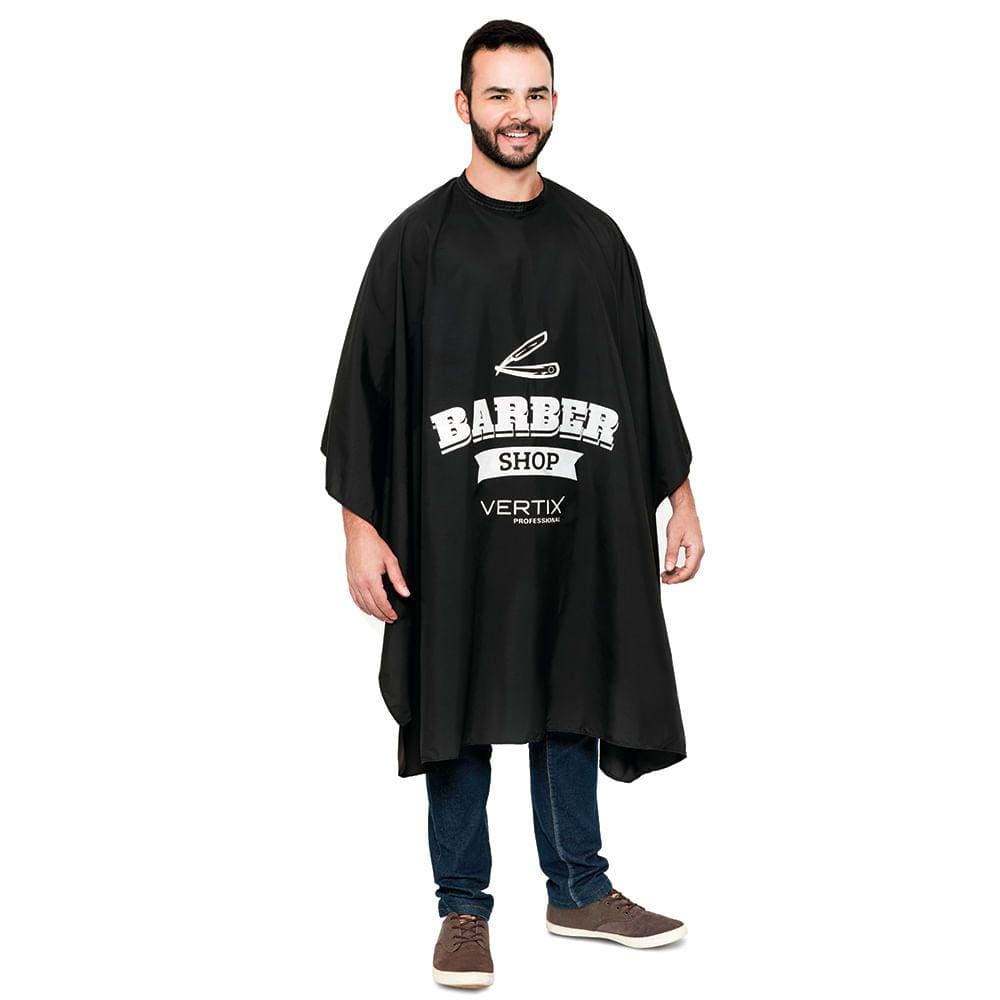 Capa de Corte Masculina Preta Vertix