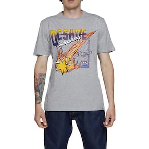 Camiseta DC Shoes Showtime Starz WT24 Masculina Cinza Mescla