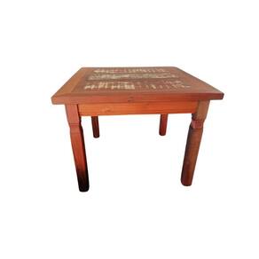 Mesa De - Madeira Maciça Demolição 80cmx100mtx100cm