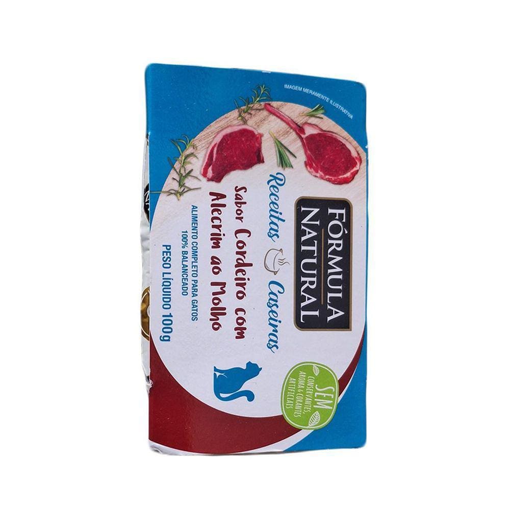 Formula Natural Receitas Caseiras Gato Adulto Cordeiro 100G