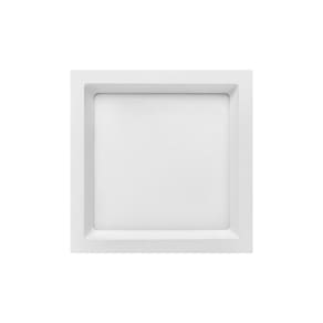 Painel De Led Stella Quadrado Deep De Embutir Recuado 17W Bi