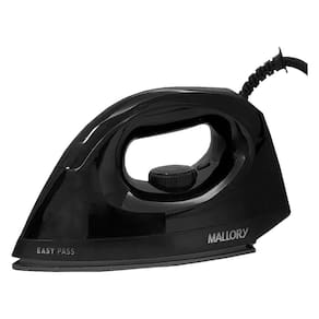 Ferro de Passar a Seco Mallory EASY PASS | 1250W, Base Antiaderente, Preto