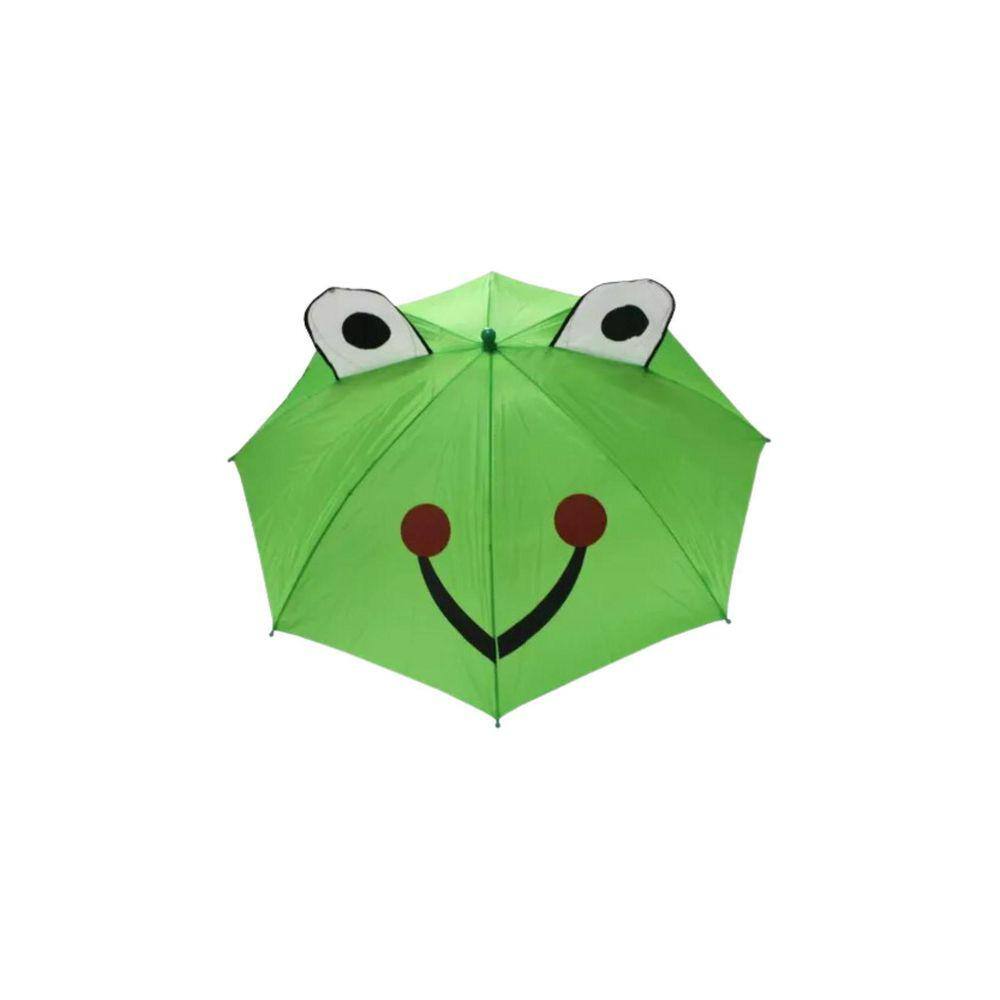 Guarda-Chuva Infantil Bichinhos Automatico Apito Verde