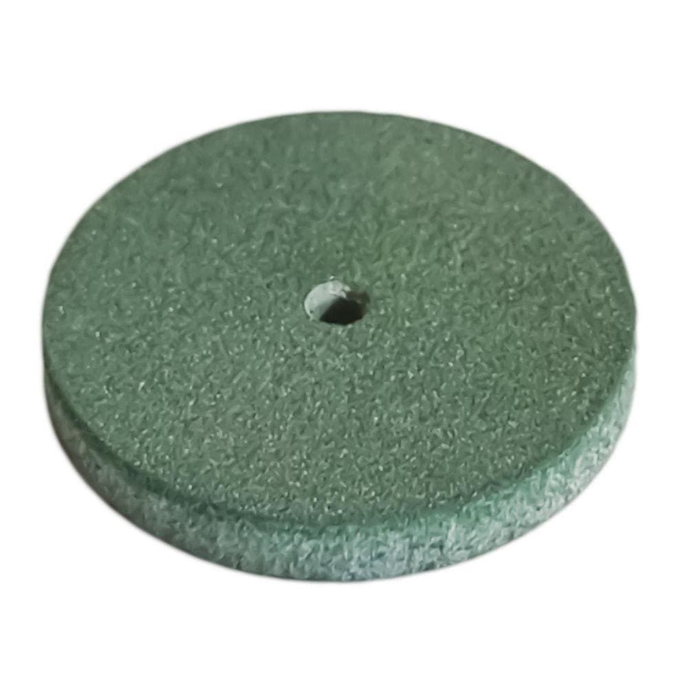 Disco Roda De Borracha 22Mm Polimento Médio Micro Retífica