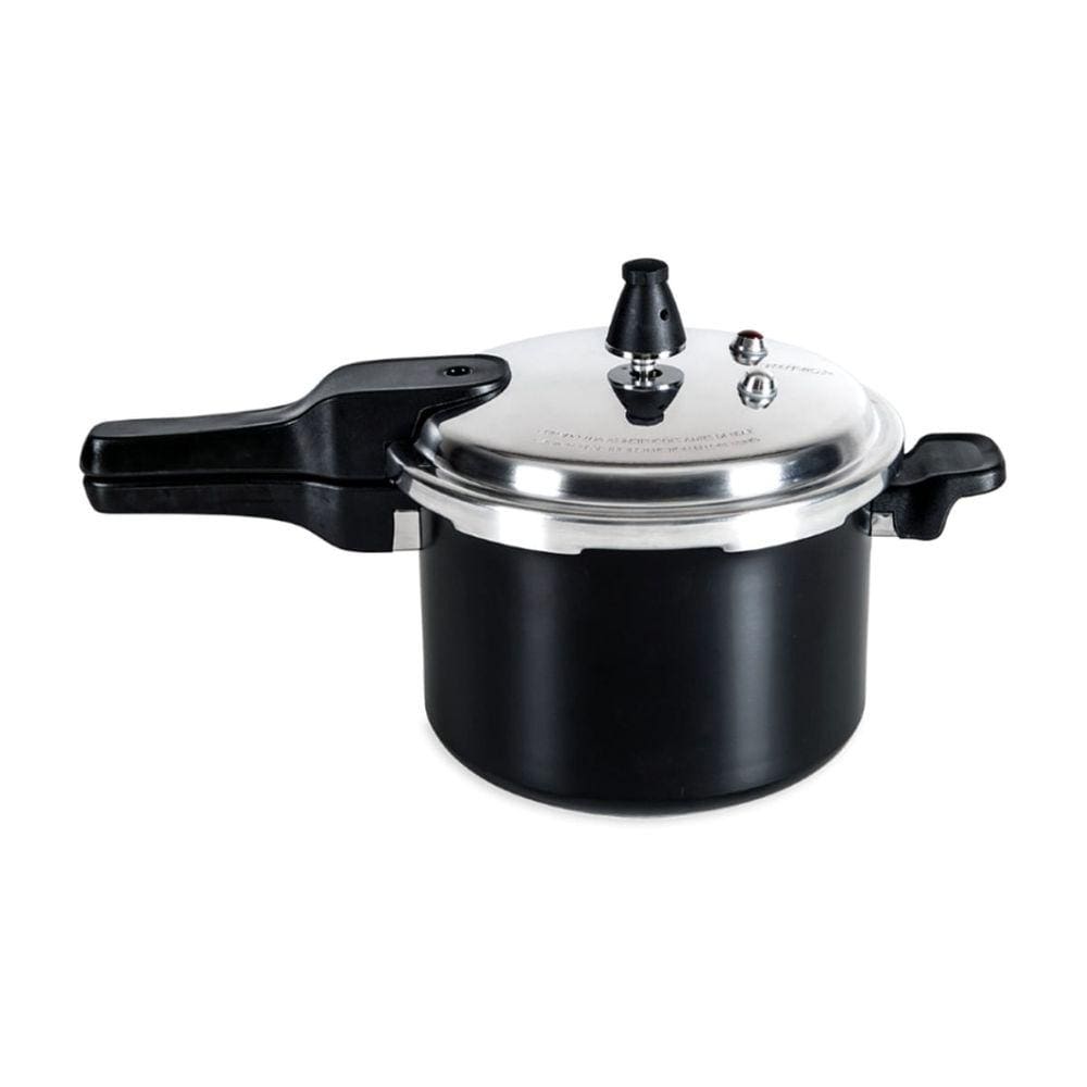 Panela de Pressão 20 cm 4,2 L Fundo de Indução Estrutura Alumínio Antiaderente Pro-Ceramic Premium Cor Preto Linha Ceram