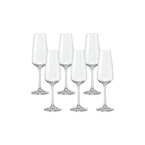 Taça Espumante 190 ml Cristal Transparente Linha Aroma Haus Concept