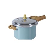 Panela de Pressão 20 cm 4,2 L Fundo de Indução Estrutura Alumínio Antiaderente Pro-Ceramic Premium Verde Linha Ceramic L