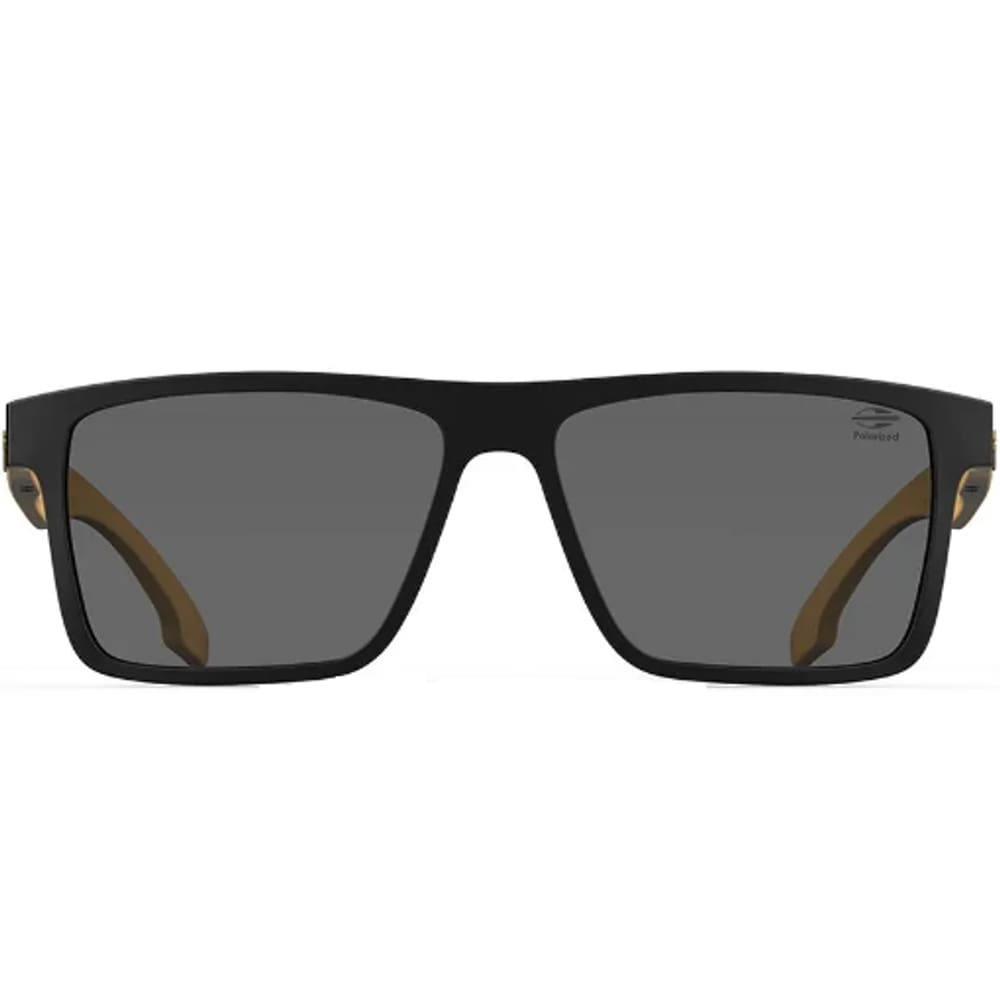 Óculos de sol Mormaii acetato preto haste madeira M0050AFL03