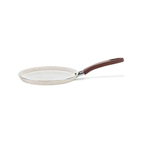 Tapioqueira e Panquequeira com Fundo de Indução 22 cm 500 ml Revestimento Cerâmico Antiaderente Cor Vanilla Linha Cerami