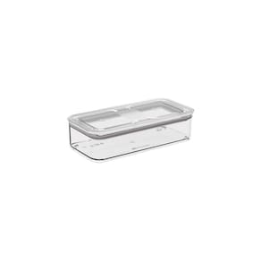 Pote Hermético Modo Retangular Capacidade 530ml Cor Cristal Coza