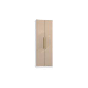 Guarda-Roupa 2 Pts 2 Gvts Kappesberg Adapt Branco/Macadâmia