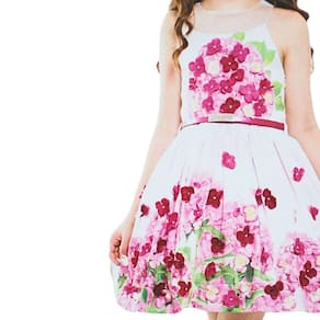 Vestido Festa Infantil Verão Petit Cherie Pink Luxo