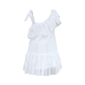Vestido Infantil Verão Mon Sucre Branco Tule