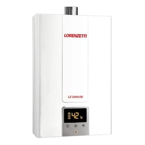 Aquecedor De água A Gás Lz 2000de Digital Lorenzetti Glp (gás Liquefeito De Petróleo)