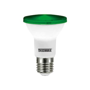 Lâmpada Led Taschibra Par 20 Ip65 6w E27 Bivolt Verde