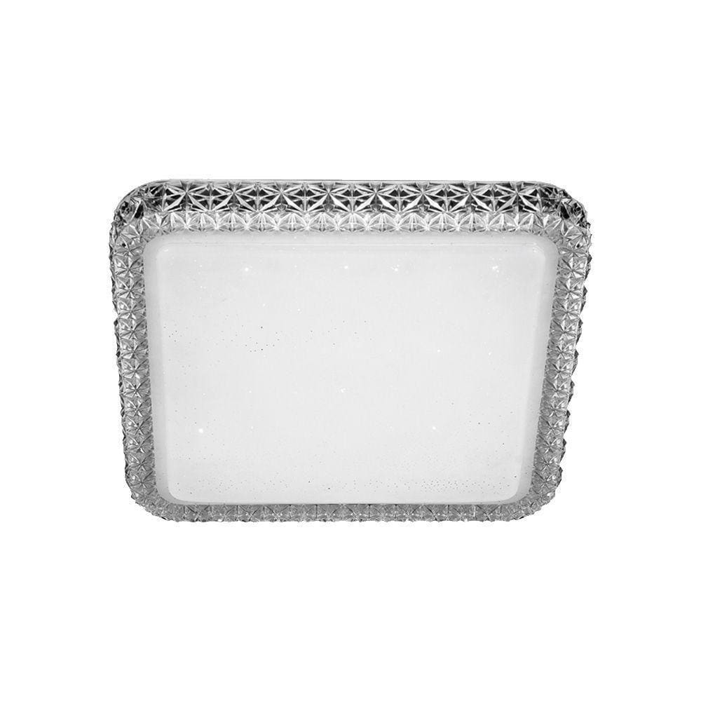 Plafon Led Blumenau Shine Liso De Sobrepor Com Ajuste De Cor 18w Bivolt Translúcido