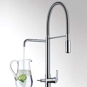 Torneira Misturador Monocomando Lorenkitchen 2264 C76 Ducha E Saída Para água Filtrada Lorenzetti