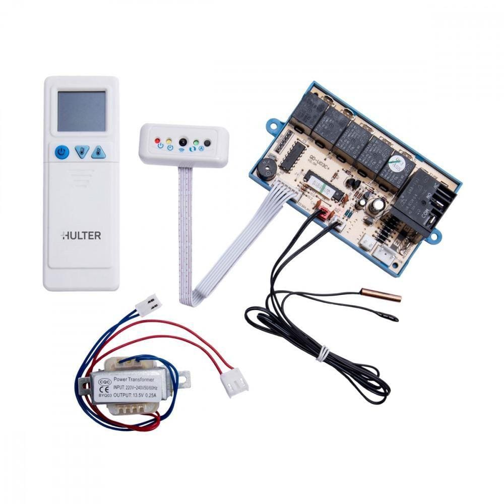Placa Universal Para Ar Condicionado Com Controle Hulter de 7000 a 60000 BTUs - HT1U03CA