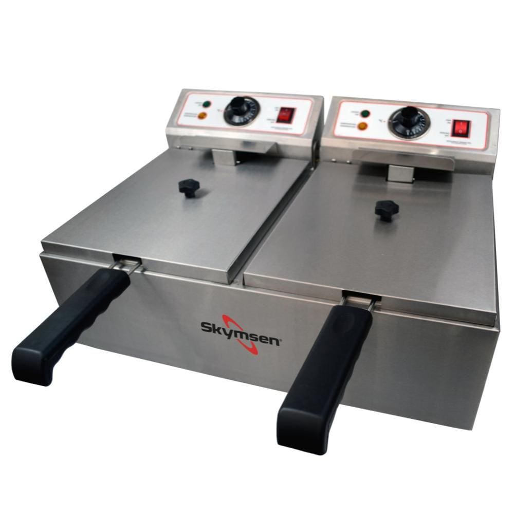 Fritadeira Inox Fed20n 10 Litros 2X Cubas 2000W 127V - Skymsen