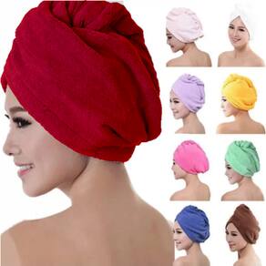 Kit 4 Toalhas Grossa Mágica Para Cabelo Secar Rápido Touca Banho