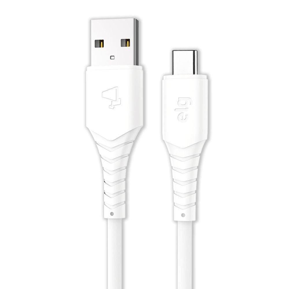 Cabo USB Tipo-C Branco Alta Performance - ELG