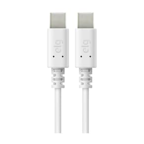 Cabo Tipo-C para USB Tipo C 3.0 15W 2m Branco - ELG