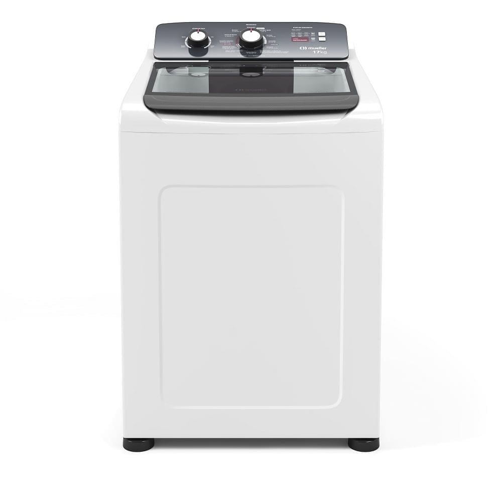 Lavadora de Roupa Automática Mueller 17Kg com Ultracentrifugação e Ciclo Rápido Branca MLA17 – 127 Volts