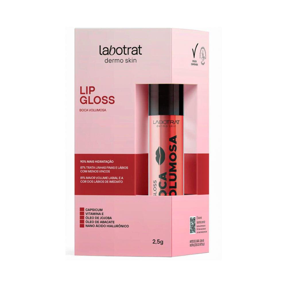 Lip Gloss Boca Volumosa  2,5G Dermo Skin Labotrat