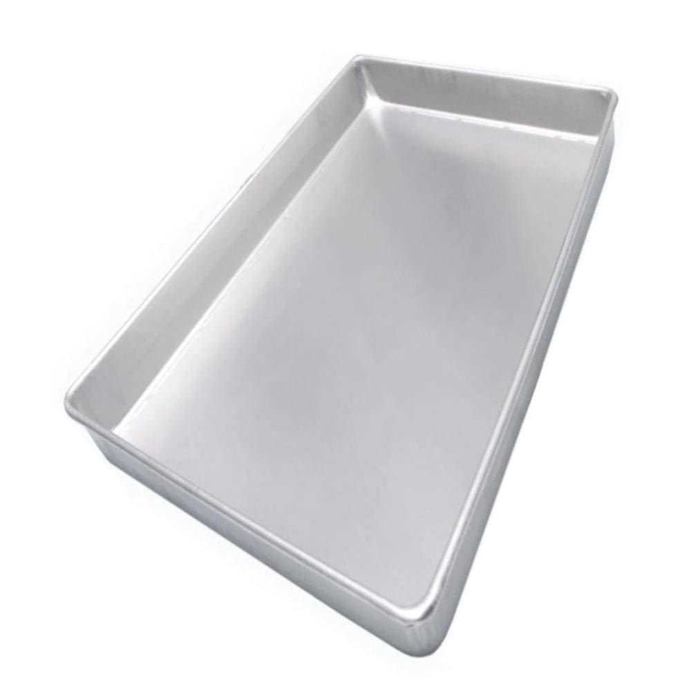 Assadeira 60X40 Pao Doce Plana Lisa Aluminio Estampada Imeca
