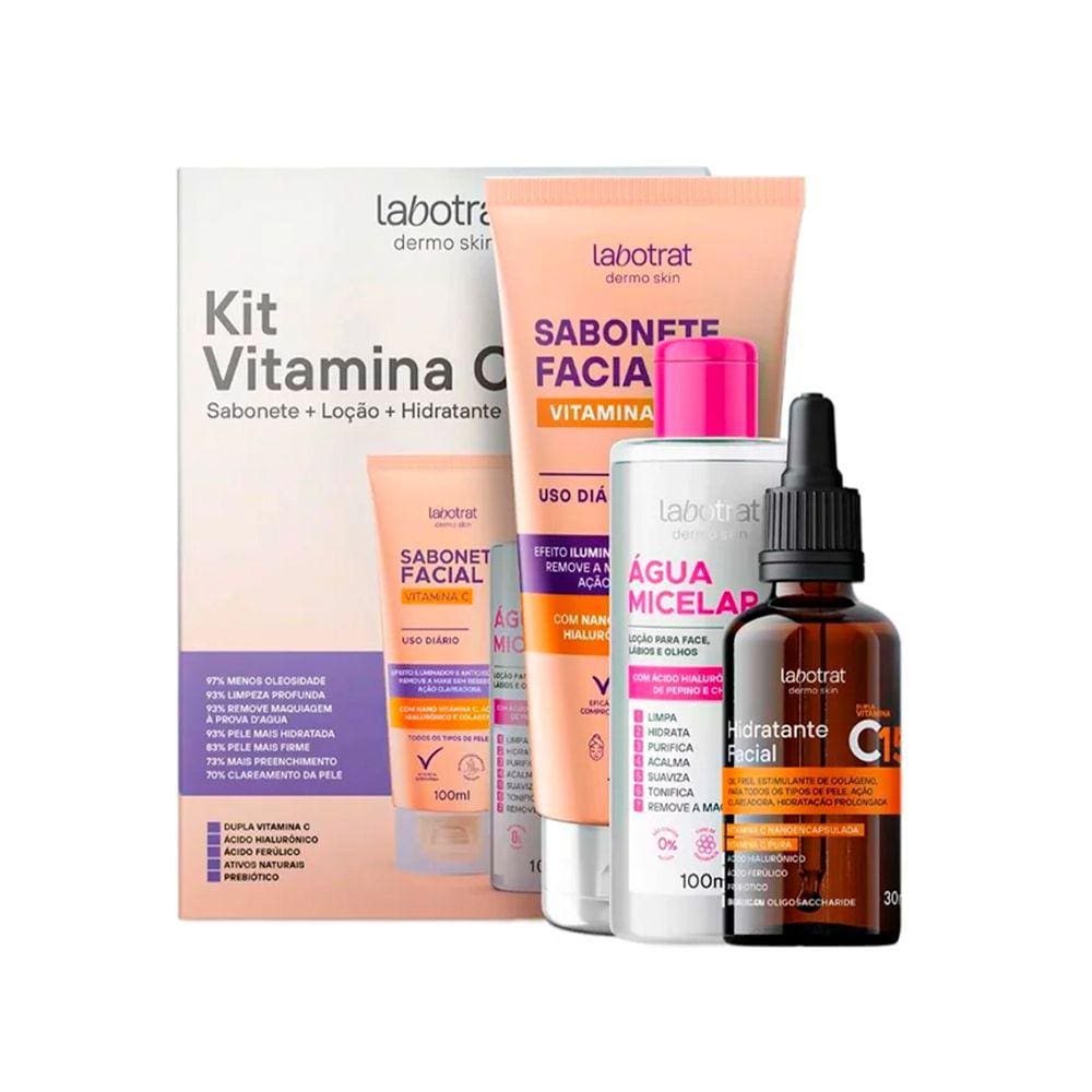 Kit Vitamina C Dermo Skin Labotrat (3 Produtos)