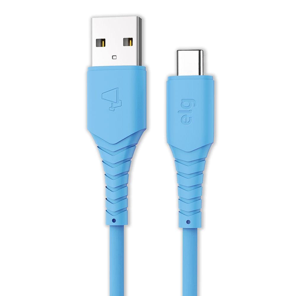 Cabo USB Tipo-C Alta Performance Azul -  ELG