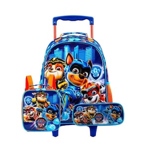 Kit Patrulha Canina - Mochilete + Lancheira + Estojo 42cm