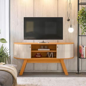 Bancada 02 Portas Atlanta Cinamomo Off White Madetec