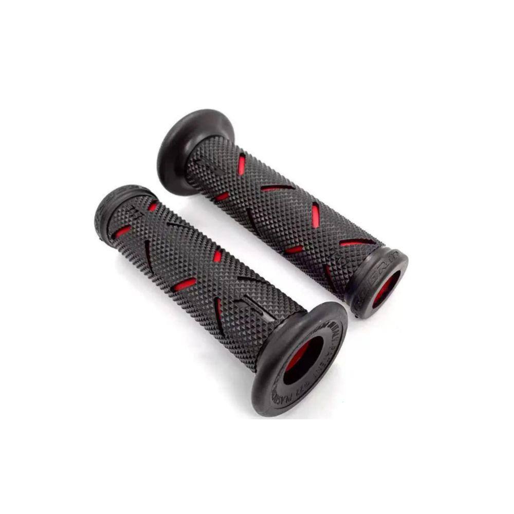 Manopla Progrip Superbike Rigida Vermelha Comet Gt Gtr