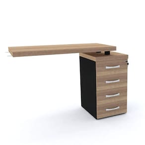 Mesa Complemento 4 Gavetas Pandin Pe40 - Naturalle