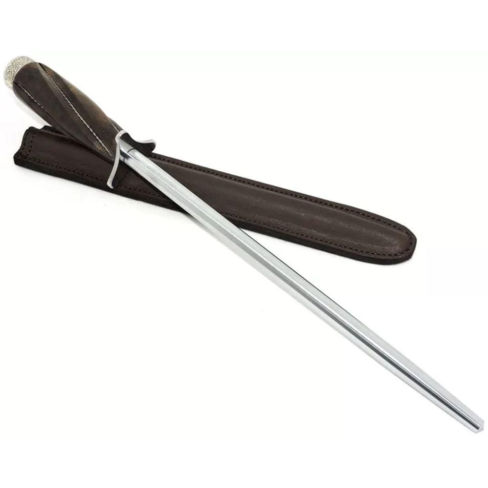 Amolador Lisa Cromo Vanádio Guarda Mão Inox-10 Pol.
