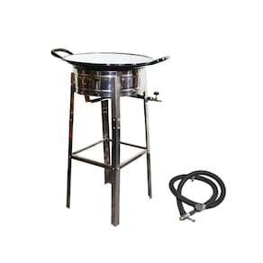 Fritadeira Pasteleiro Médio Fogão À Gás Inox Com Tacho Nº18