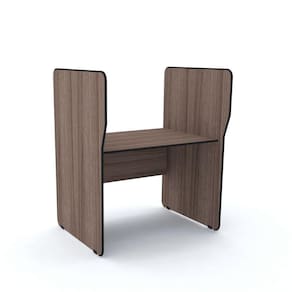 Baia P/ Atendimento Simples Inicial Pandin Maxxi - Walnut/Preto