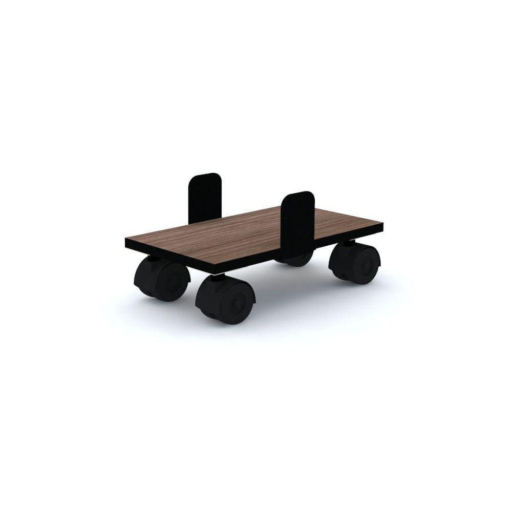Suporte Para Cpu Pandin Maxxi - Walnut/Preto