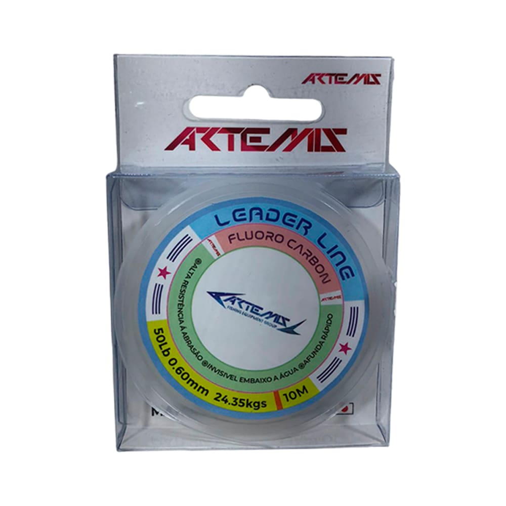 Linha Leader Line Fluorocarbon Super Resistente 10 Metros 0.60mm 50 Libras
